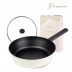 퓨어린 화이트 인덕션 (IH) 궁중팬(웍) 28cm + 유리뚜껑 28cm