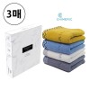 쉬메릭 지오메트릭 웨이브 세면타올 130g 3매 선물세트(색상랜덤)