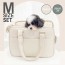 펫츠랜드 강아지 슬링백 이동 가방 모먼트 단품M +이너쿠션 SET