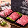 [안동우담한우] 1+등급이상 한우 구이정육 실속세트 4호 1.5kg (등심500g + 국거리500g + 불고기500g)