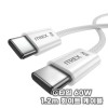ITREX 아이티렉스 -3A C타입 케이블 60W 케이블 / 노트북충전 스마트폰충전 1.2m 화이트