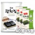 원조광천김 에코 파래도시락김5g 40봉+전장김25g 5봉
