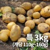 26년 햇 감자_특 3kg 찜용&요리용 중량 (110g~160g)