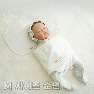 머미쿨쿨 무소음 스와들 스트랩 M 사이즈 순면