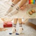 폴라로이드 엠앤코 중목 양말(여성용)+모앤코 중목 양말(여성용) 2P