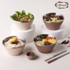 [쉬젤] 러반 포케볼 4인 8PCS 세트 (포케볼18cm-4p+젓가락-4p)