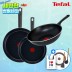 [테팔] 초코브라우니 프라이팬 24cm+드레스블루 프라이팬 28cm+이지앤컴포트 티타늄 멀티팬 28cm+[사은품] GF 우드 핸들 실리콘 뒤집개+국자+실리콘 멀티 유리 뚜껑 M+테팔 쇼핑백