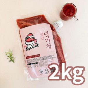 수제청 여름필수 시원한 수제딸기청 카페납품 2kg