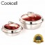 [Cookcell] 쿡셀 통3중 싱글 코팅 IH 가마솥 2종 세트 / 16cm + 22cm + 유리뚜껑포함 2종세트 / 루비에디션 / 품번 : 02001