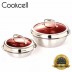 [Cookcell] 쿡셀 통3중 싱글 코팅 IH 가마솥 2종 세트 / 16cm + 22cm + 유리뚜껑포함 2종세트 / 루비에디션 / 품번 : 02001