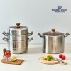 영국 토마스풀 304 IH 곰솥 30cm + 2in1 IH 3단 찜기 30cm