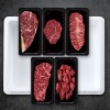 [명우한우] 한우1등급 냉장 선물세트 1kg (등심 200g, 안심 200g, 채끝 200g, 부채살 200g, 국거리 200g)