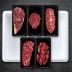 [명우한우] 한우1등급 냉장 선물세트 1kg (등심 200g, 안심 200g, 채끝 200g, 부채살 200g, 국거리 200g)