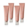 베리디크 로즈베리 비건 기능성 핑크광채 워터톤업 선크림 50ml 4개 SPF50+ PA+++ 피부보호