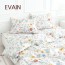 [EVAIN] 이베인 팬시 세미마이크로 차렵이불(Q) 2종 세트(이불1P,베개커버2P)