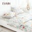 [EVAIN] 이베인 팬시 세미마이크로 차렵이불(Q) 3종 풀세트(이불1P,패드1P,베개커버2P)