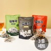 극강의 빠삭함! 미친듯한 꼬소함! 묘미담 김부각 3종세트 50g x 3 (오리지널+와사비+김치볶음밥)/쇼핑백불포함(자체손잡이)