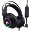 가상 7.1 채널 진동 RGB 마이크 게이밍 헤드셋 AG0501 블랙