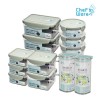 셰프웨어 클리어 플러스 트라이탄 밀폐용기 & 원터치 냉장고 물병 12조세트 DYC-PCT-MIX-12P