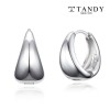 [TANDY] 탠디 실버925 볼드 물방울 원터치 귀걸이 TDE306 실버