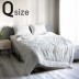 [Guy Laroche] 세미마이크로 화이트 가든 이불 Q