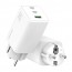 스마텍 100W 3포트 초고속 GaN 접지 충전기 화이트 STQC-Anti100W