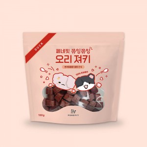 페네핏 쮸잉쮸잉 오리져키 180g/반려동물 알러지 대체,기능성 원료