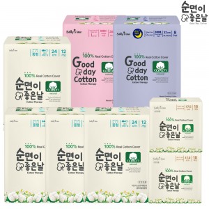 샐리의법칙 순면이좋은날 중형12p 4팩+대형10p 1팩+오버나이트8p 1팩+롱라이너18p 2팩