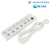 아남 국내생산 개별스위치 멀티탭 6구 5미터 AM-I650