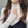 시스루 폴라 블라우스 긴팔티 /티셔츠/여성티셔츠/긴팔티/폴라/시스루