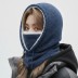 더쎈 겨울 방한 기모 후드 넥워머 마스크 일체형 바라클라바 벨벳