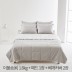 (홈쇼핑히트상품) [라뽐므] 사계절용 투월런 40수 100% 호주산 천연양모 이불솜(K) 1.6kg + 패드 1장 + 베개커버 2장