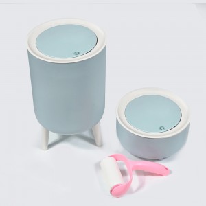 [아비스] 원터치 다용도 보관함 겸용 휴지통 (2.5L+7.5L세트)+롤크리너1개