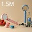 [톤앤샤워]설치가 간편한 원터치 컬러필터샤워헤드 세트 1.5M