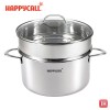 해피콜 통3중 싱글 스퀘어 프로 IH 찜곰솥냄비 2종 A세트 (24P+24ST) HSP-P2종A