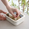 [모노테일] 세보리 스텐 304 전자렌지 보관 용기 낮은 700ml