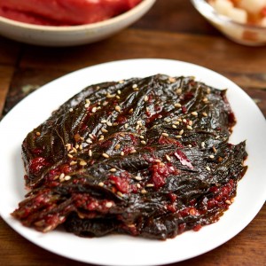 [식객] 프리미엄 양념깻잎 450g
