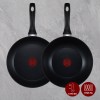 [해피콜] 센팬 IH 2종 C 프라이팬세트(궁중28cm+28cm유리뚜껑)