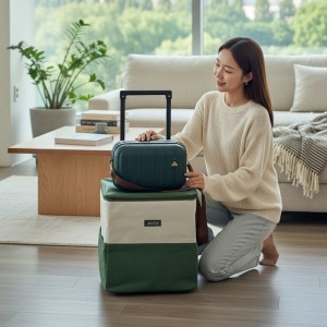 [아비스] 쿨러백 캐리어+크로스백 12인치 2종 세트