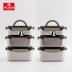 [ROSSI] 이태리 로시 렌지스텐 밀폐용기6종1100*2+1700*2+2100ml*2(무연마)