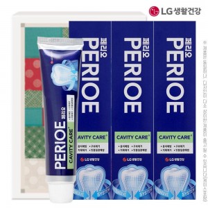 (종이케이스)엘지 페리오캐비티치약100g 3P