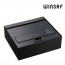 [윈세프] 블랙 스테인리스 가정용 테이블 서랍금고 WS-3540TB