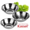 [Kassel] [카셀] 국내생산 퓨어스텐 쌀함박볼 3종세트[다용도볼28cm+다용도볼24cm +쌀함박 26cm]