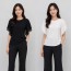 [블랑드주아] 튤립소매티블라우스