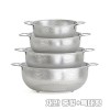 [이우아여사] 계량 가능한 304스텐 믹싱볼&채반 다용도 세척볼_채반 중형+특대형