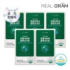 [유통기한할인](5개월분) [리얼그램] 관절 고순도 MSM 글루코사민 1,200mg x 60정 5박스/유통기한:27.06.25까지