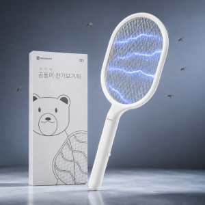 [대웅생명과학] 곰돌이 커브핸들 전기모기채