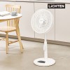 [리히텐] 14인치 5엽 리모컨 발터치 선풍기 SL-200R