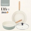 [Hamptons] 햄튼 엘피 세라믹 IH 프라이팬 28F+26W+26G 2종 세트(3P)-J