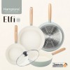 [Hamptons] 햄튼 엘피 세라믹 IH 프라이팬 20F+26F+28F+24W+24G 4종 세트(5P)-B